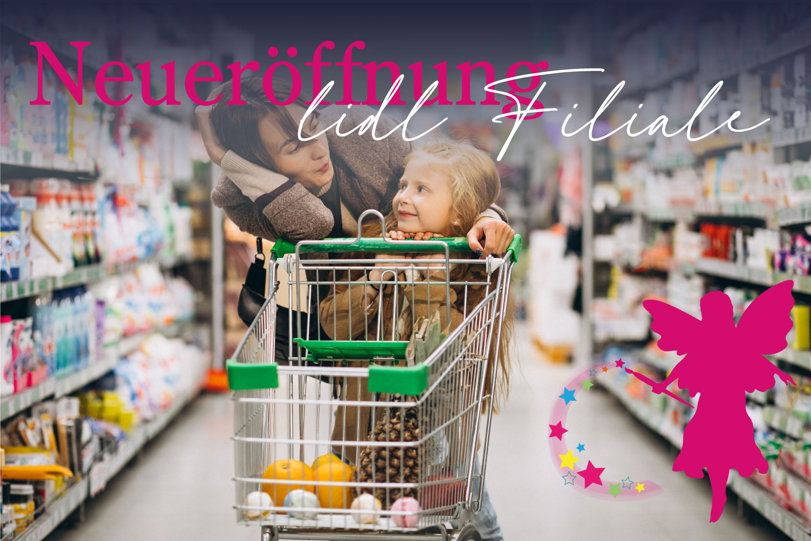 Kinderschminkfee Hohenlohe bei Lidl Eröffnung Bad Rappenau