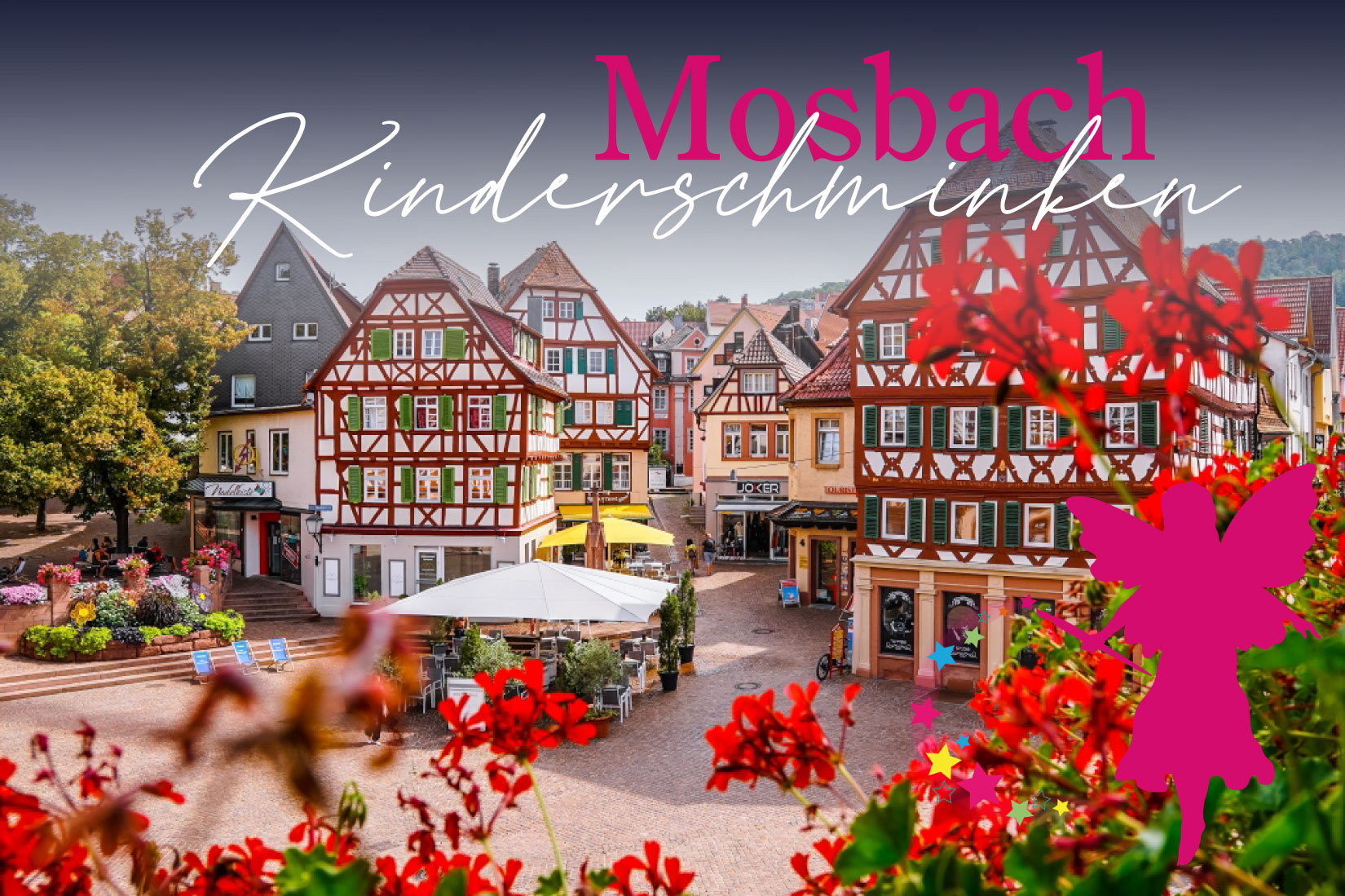 Professionelles Kinderschminken Mosbach für Kindergeburtstage