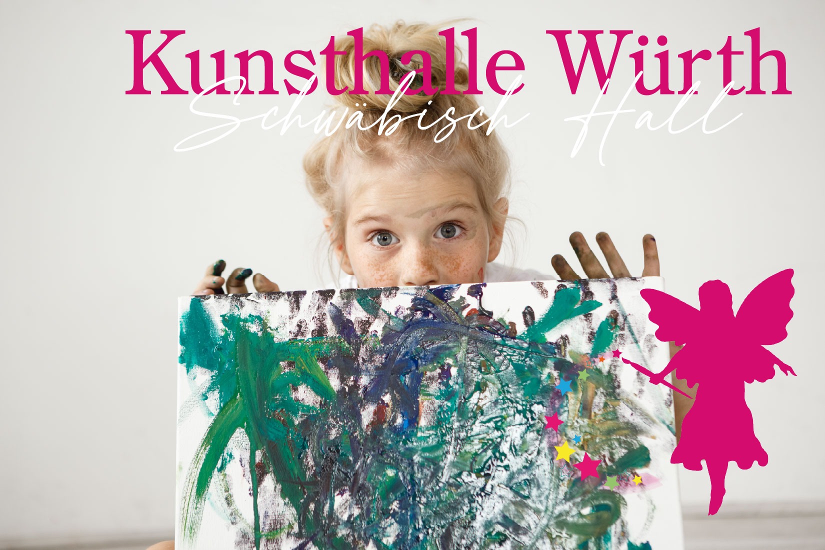 Kinderschminken Schwäbisch Hall beim Eröffnungswochenende der Kunsthalle Würth